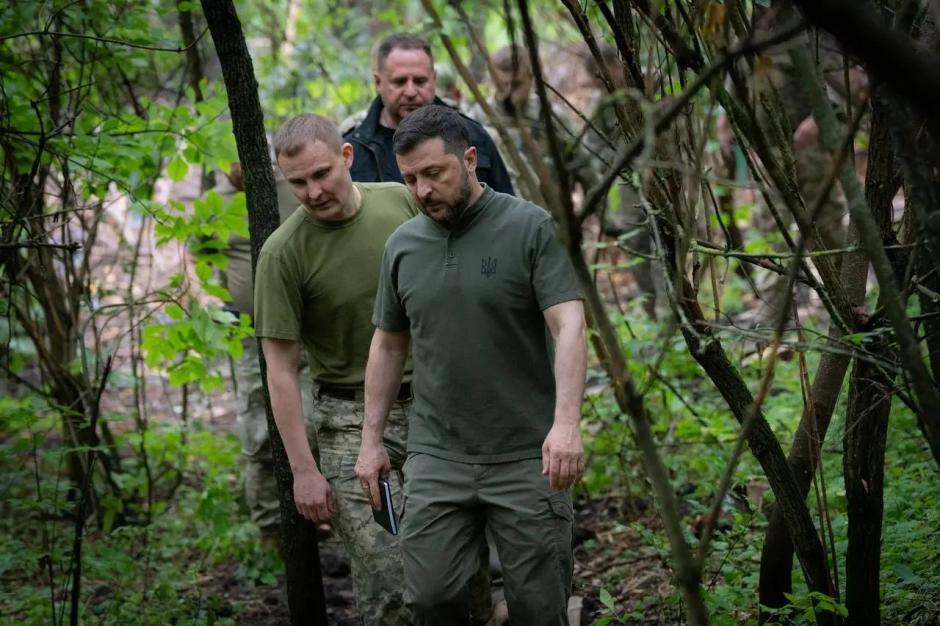 El presidente Volodímir Zelensky