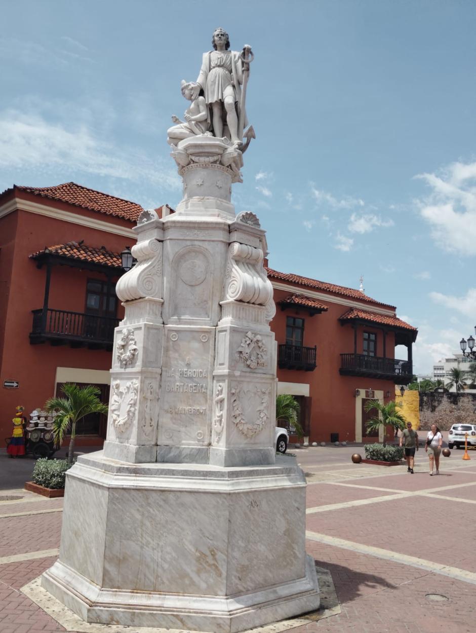 Monumento a Colón en Cartagena de Indias