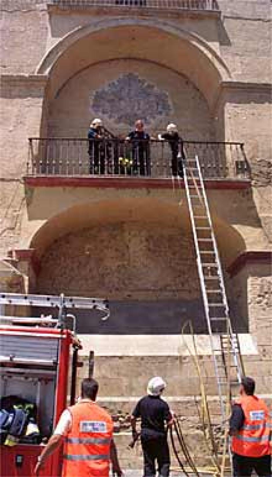 Incendio en la Mezquita-Catedral en 2001