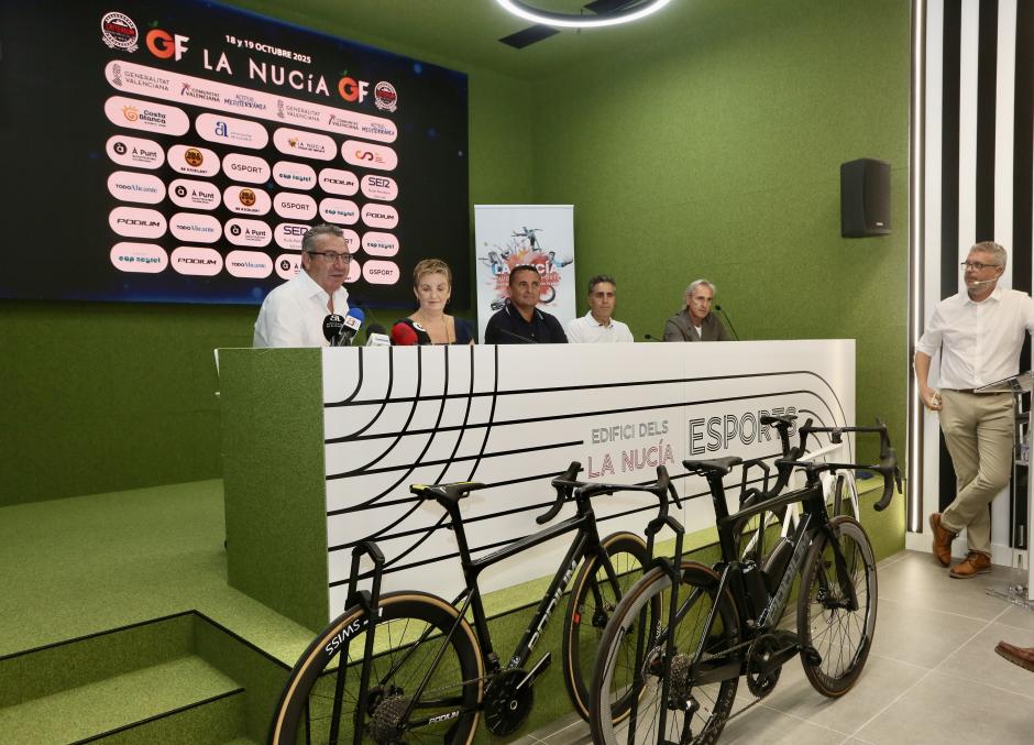 Presentación de la segunda edición del Gran Fondo y Criterium La Nucia, Alicante