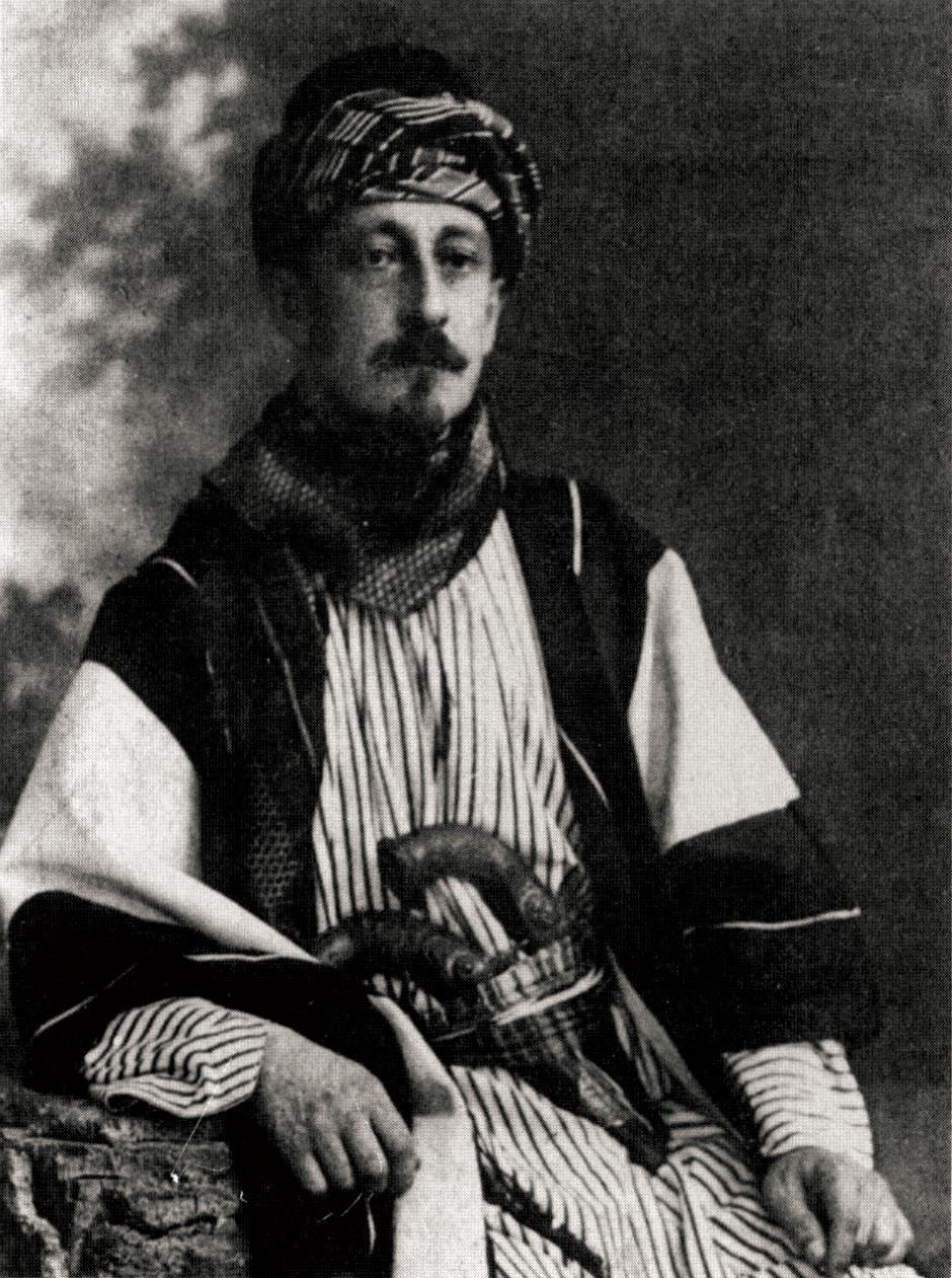 Valter Juvelis en Jerusalén, alrededor de 1909