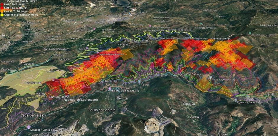 Mapa de canales y afectación del fuego en Las Médulas

David Culebras / Europa Press
13/8/2025