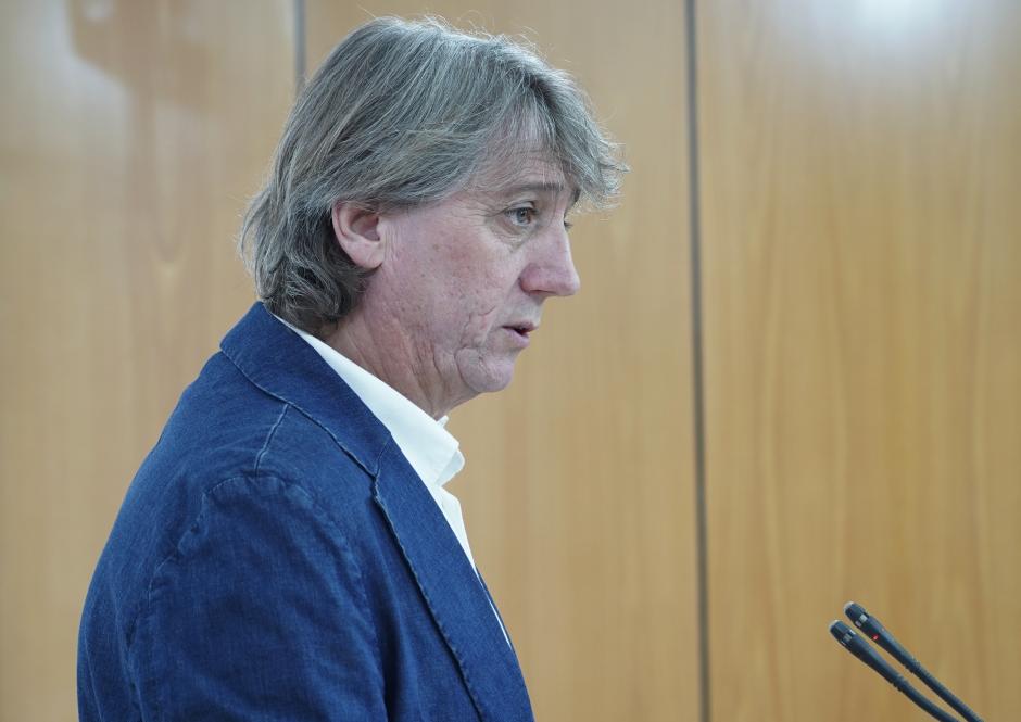 Martínez, este jueves, en Valladolid