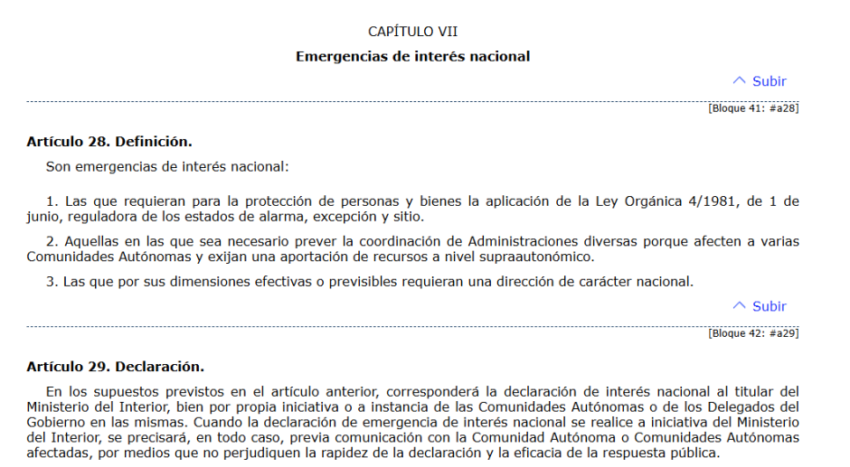 Artículo 29 de la Ley del Sistema Nacional de Protección Civil