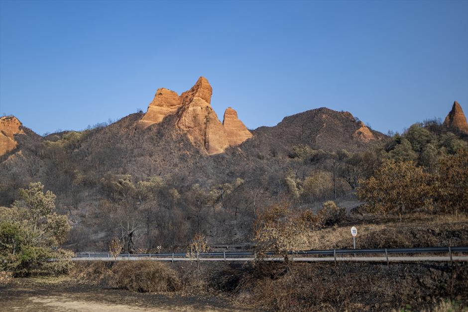 (Zona calcinada del paraje de Las Médulas