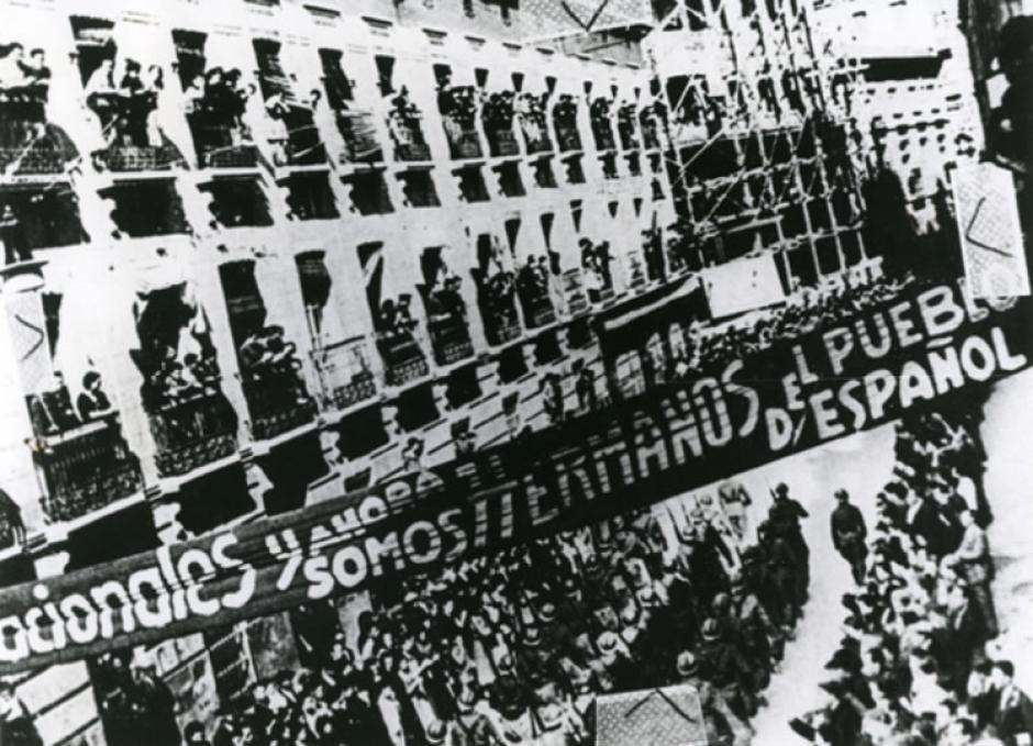 Recibimiento de Albacete a las Brigadas Internacionales