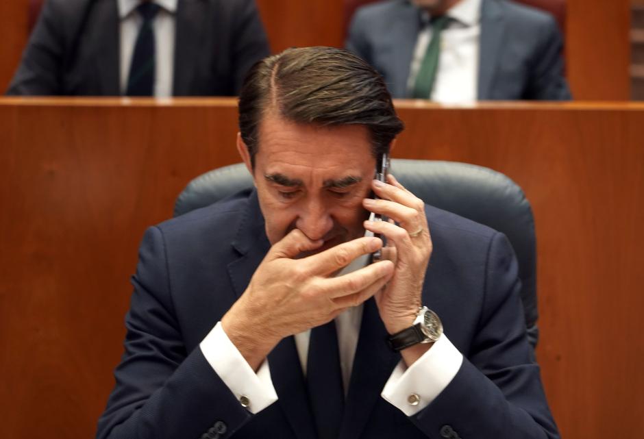 El consejero de Medio Ambiente de la Junta de Castilla y León, Juan Carlos Suárez-Quiñones