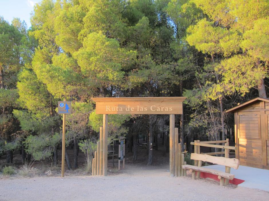 Punto que marca el inicio de la ruta.