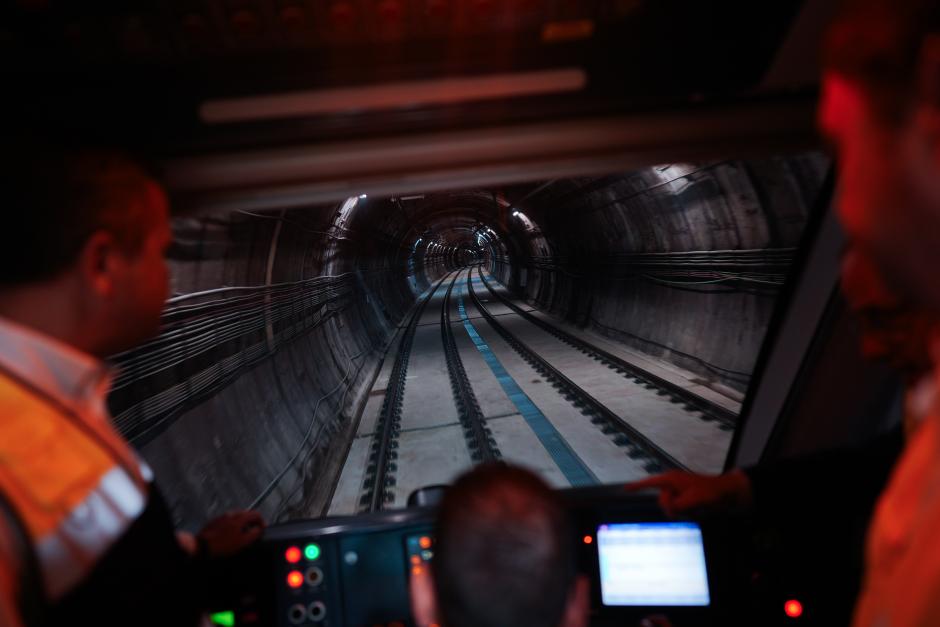 Interior de un tren de Metro de Madrid