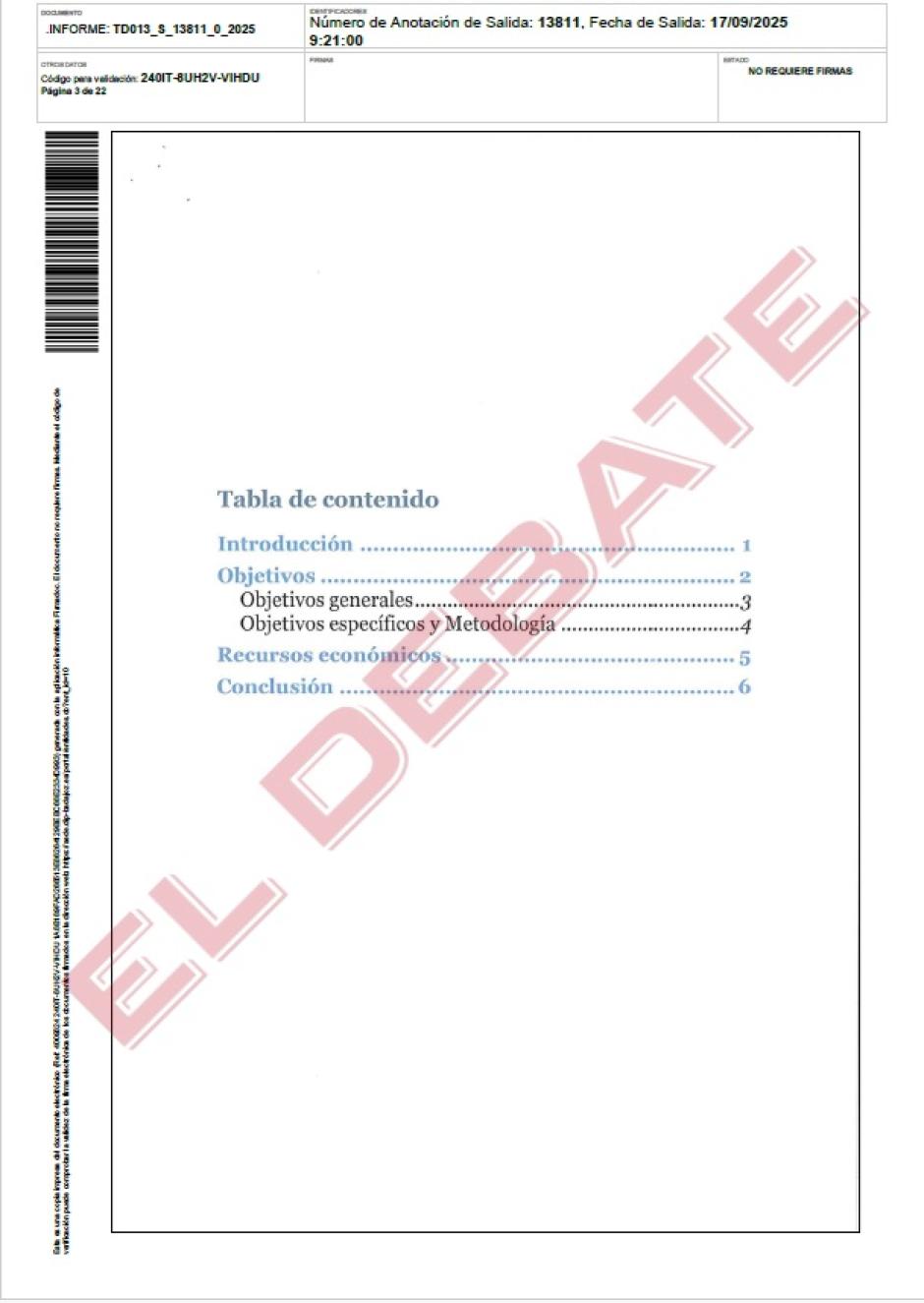 Proyecto presentado por David Sánchez a la Diputación de Badajoz