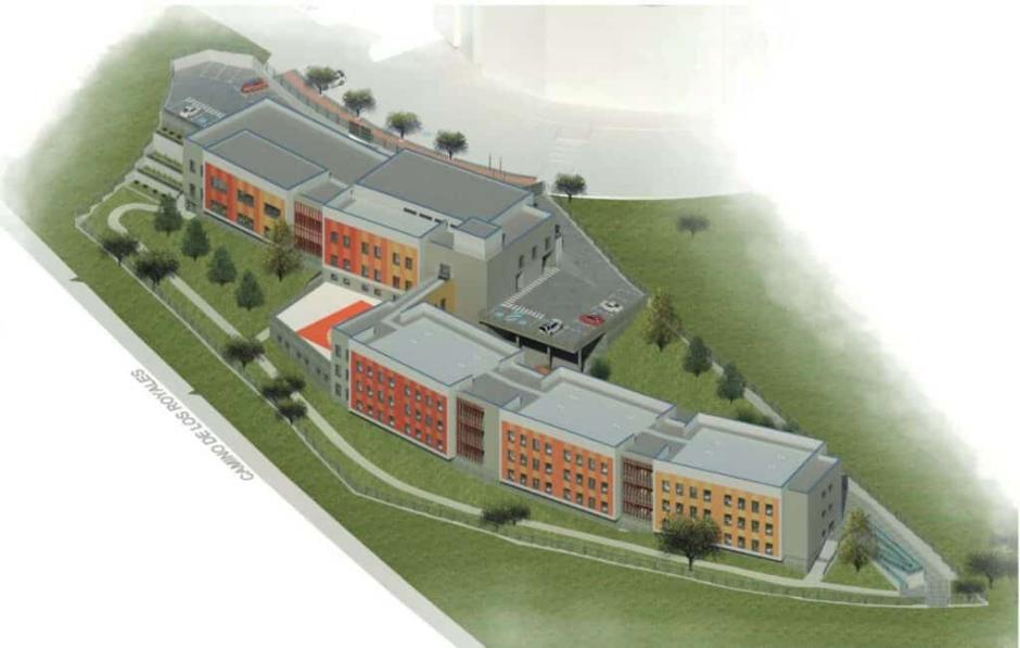 Otra recreación del lujoso centro para refugiados de Soria