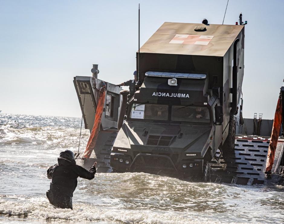 El Grupo de Combate Expedicionario ‘Dédalo 25-3’ lidera las operaciones anfibias en UNITAS 2025