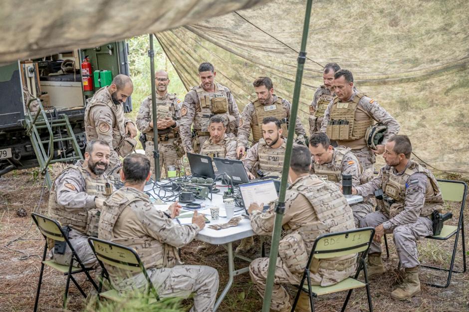 Puesto de mando en tierra de la Infantería de Marina en UNITAS 25