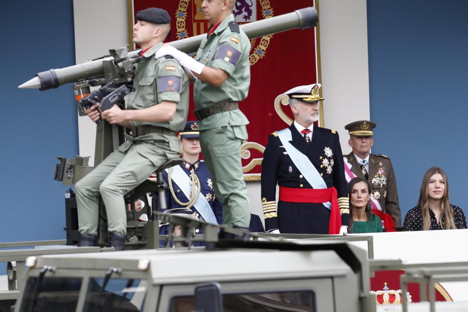Casi 4.000 militares y policías han desfilado este 12-O