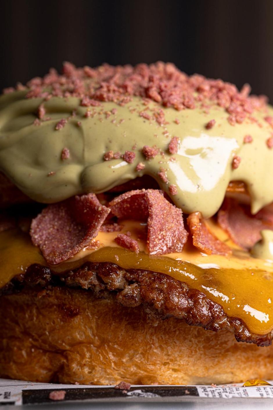 Imagen de la hamburguesa Pistachosa de Pizbur l'Eliana.