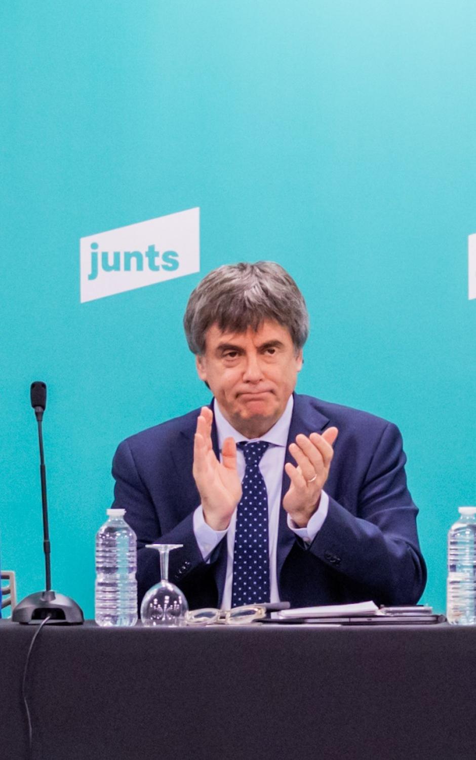 El prófugo de la Justicia Carles Puigdemont este lunes en Francia