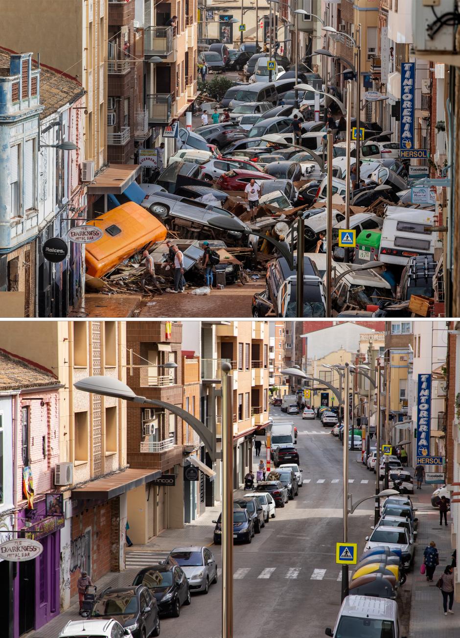 La llamada 'calle de los coches' en Sedaví