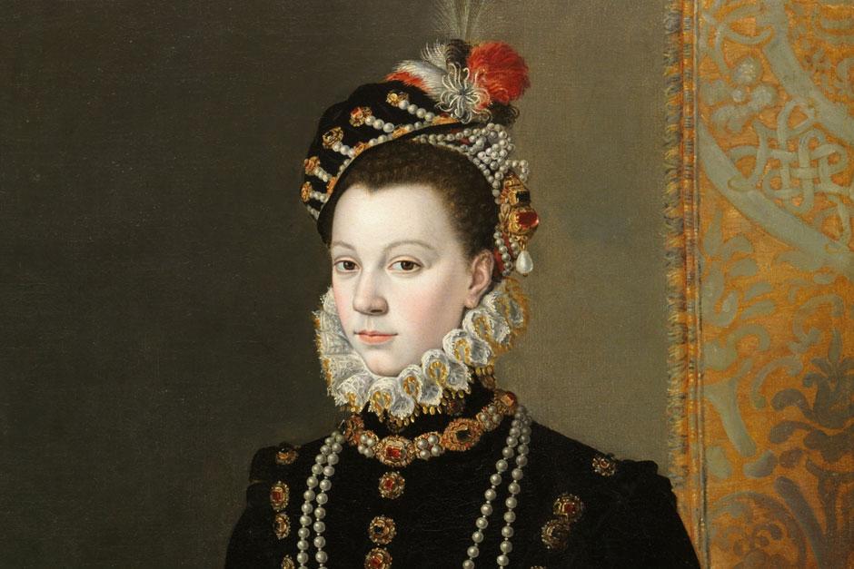 Retrato de la reina Isabel de Valois, tercera esposa de Felipe II, por Juan Pantoja de la Cruz