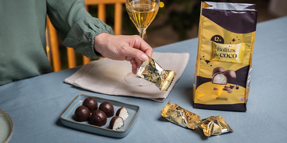 Imagen de las bolitas de coco ya disponibles en todas las tiendas de Mercadona