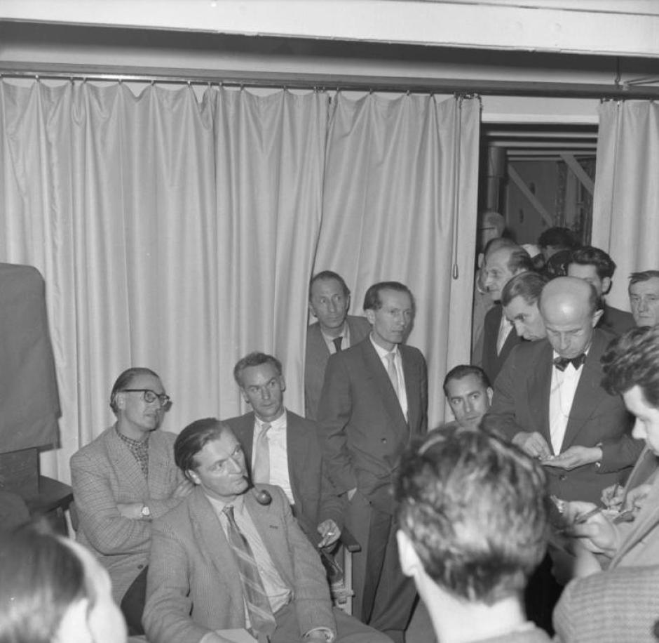 Científicos alemanes repatriados de Sujumi, 1958