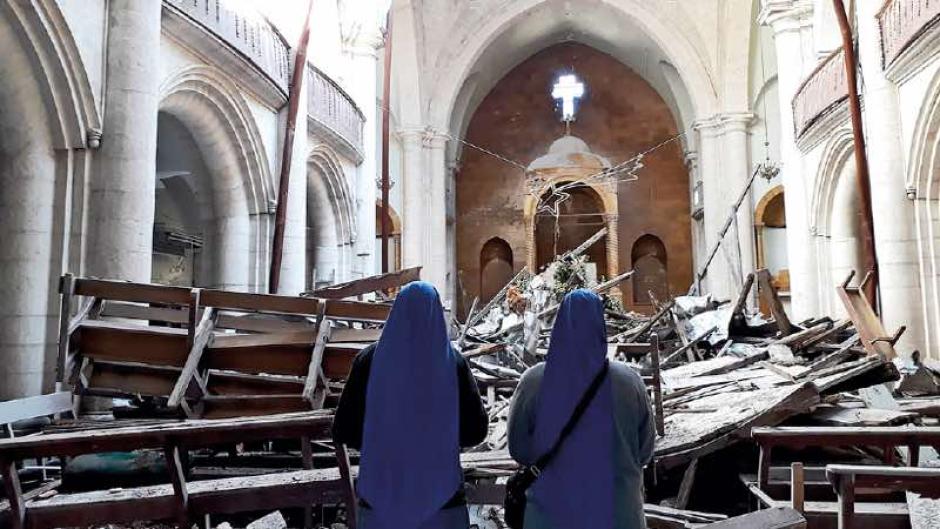 Atentado contra una iglesia cristiana en Alepo, Siria