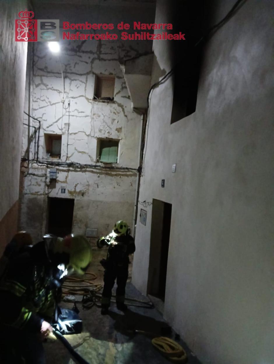Incendio en una vivienda de Sesma (Navarra)