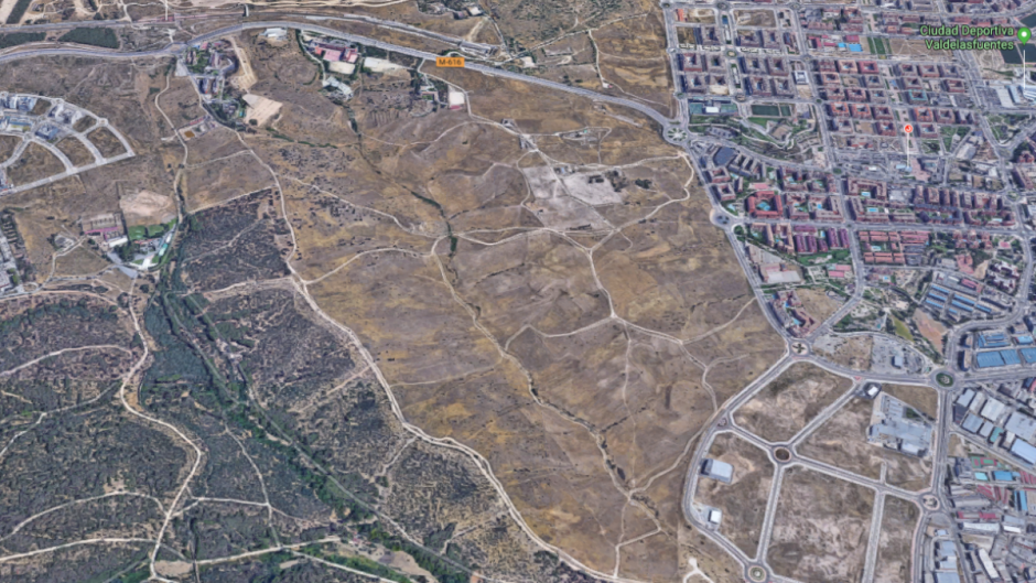 Vista aérea Valgrande, el nuevo barrio de Alcobendas