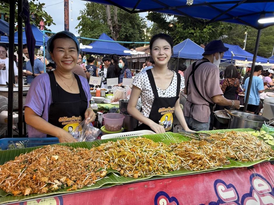 Puesto del mercado nocturno de Nan.