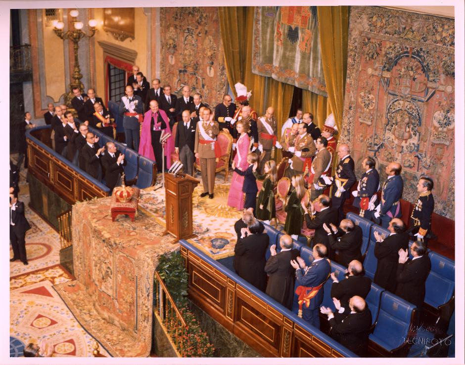 Imagen del Congeso el día de la proclamación de Don Juan Carlos