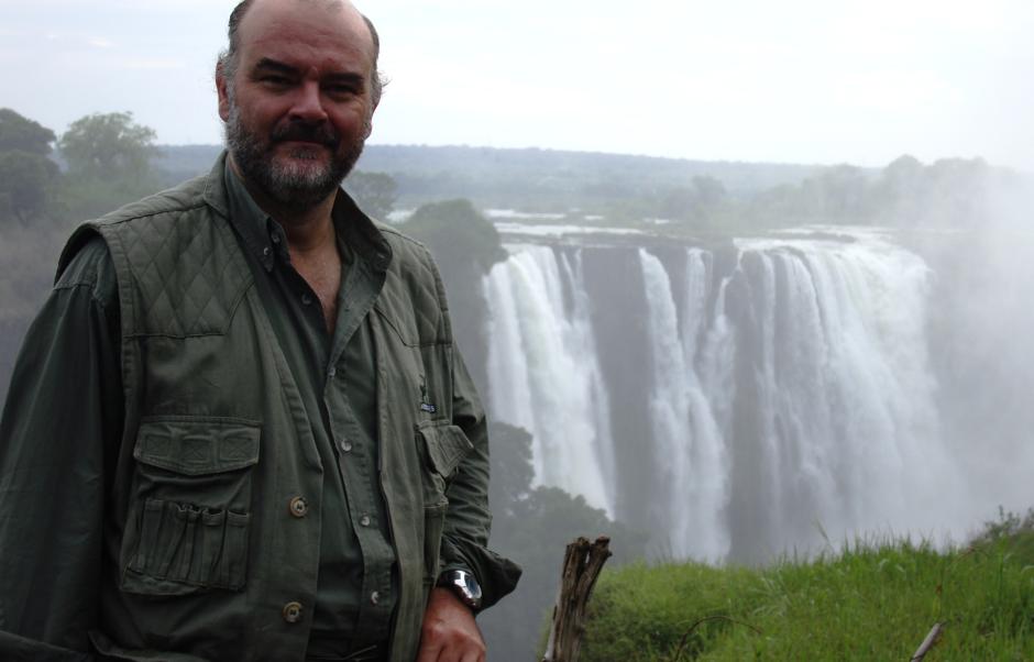 Roque Armada en las Cataratas Victoria