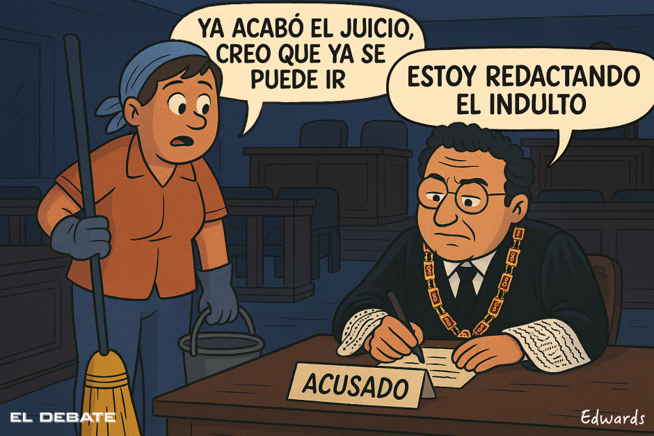El juicio del fiscal, visto para sentencia