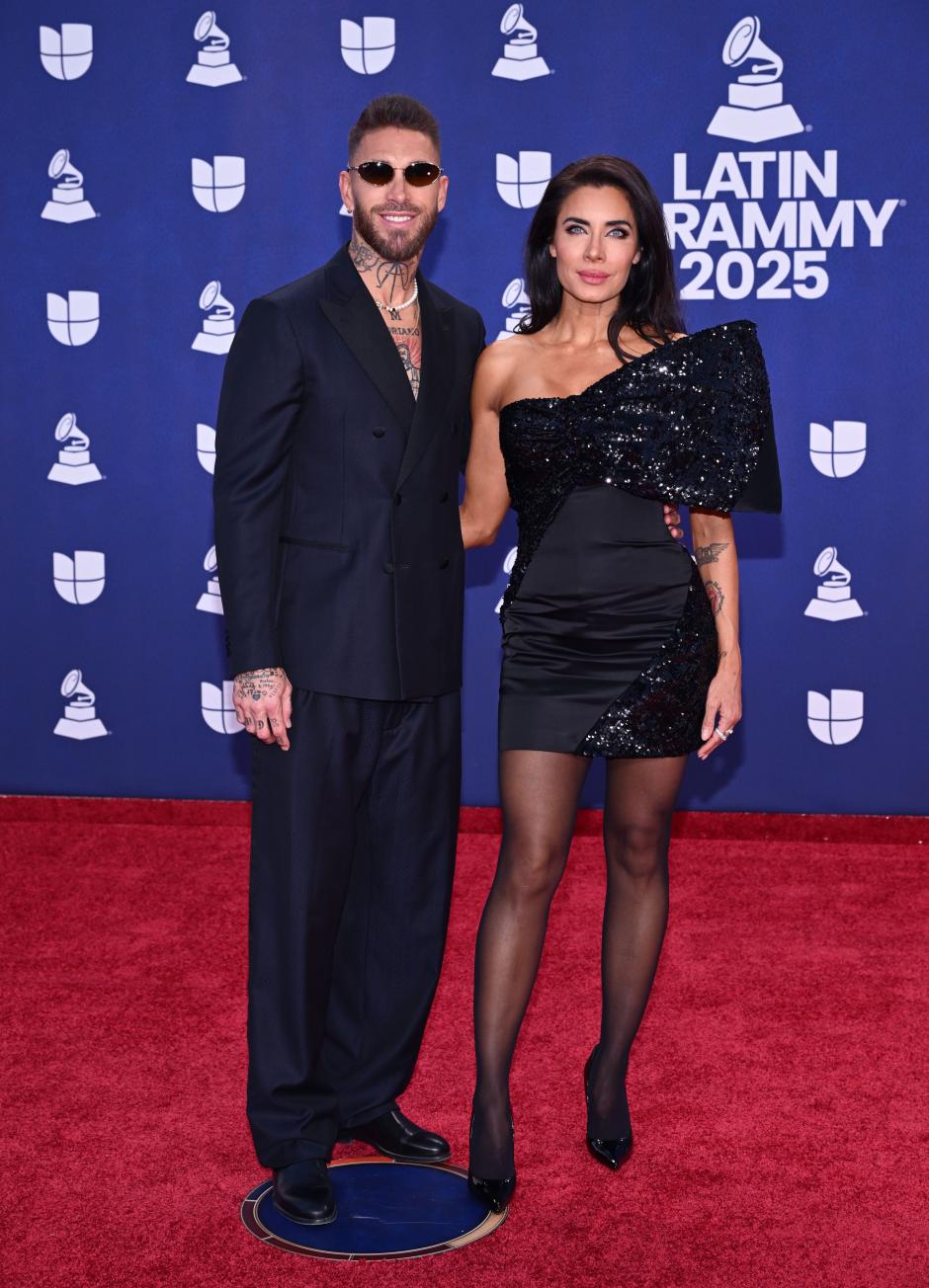 Mandatory Credit: Photo by Brian Friedman/Shutterstock (15762175fh)
Sergio Ramos and Pilar Rubio
26th Annual Latin GRAMMY Awards, Arrivals, Las Vegas, Nevada, USA - 13 Nov 2025 *** Local Caption *** .