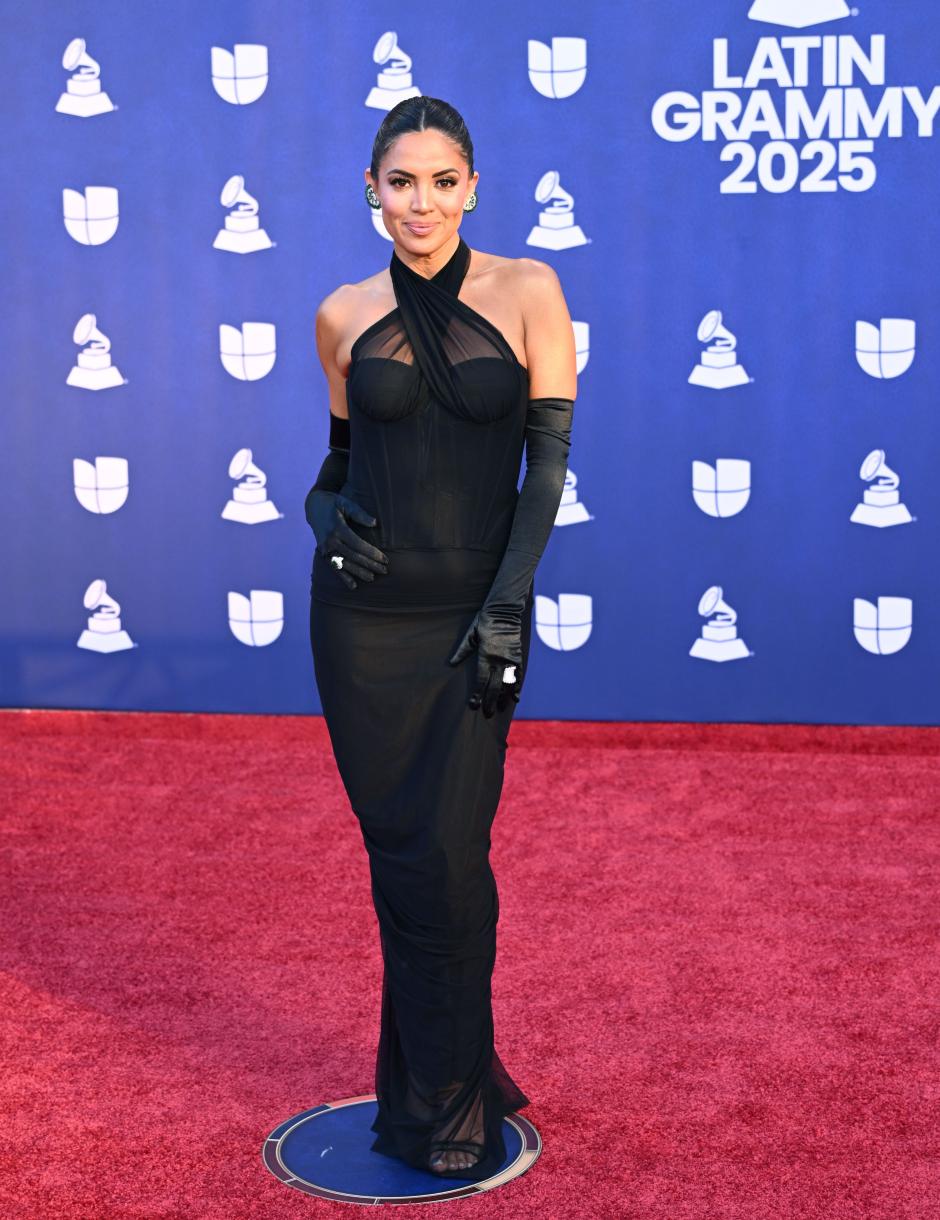 Mandatory Credit: Photo by Brian Friedman/Shutterstock (15762175am)
Pamela Silva
26th Annual Latin GRAMMY Awards, Arrivals, Las Vegas, Nevada, USA - 13 Nov 2025 *** Local Caption *** .