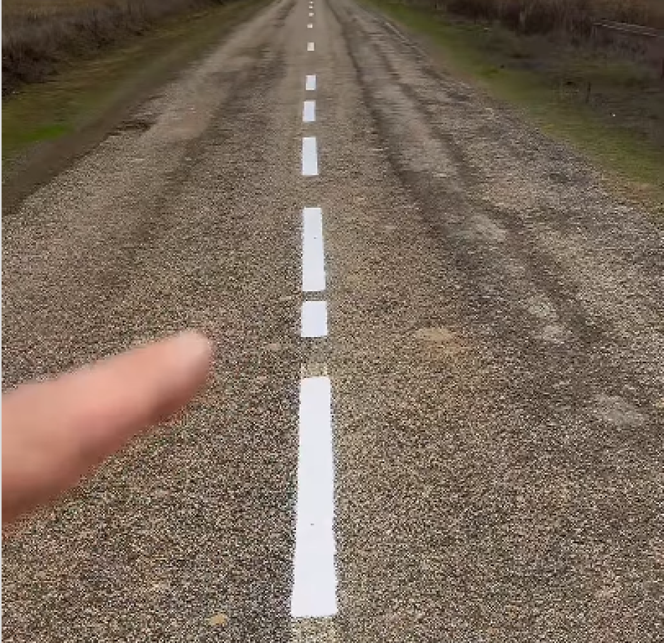 Así están las líneas de la carreteras
