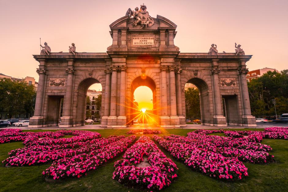 La Puerta de Alcalá, uno de los iconos de Madrid.