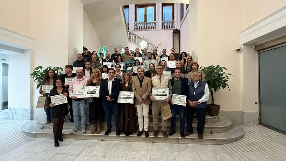 Participantes y galardonados en la segunda edición de la Ruta de l'Esmorzaret de Castellón