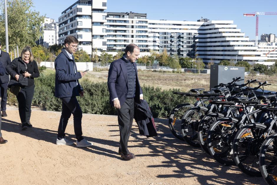 El servicio de bicis de alquiler en Valdebebas