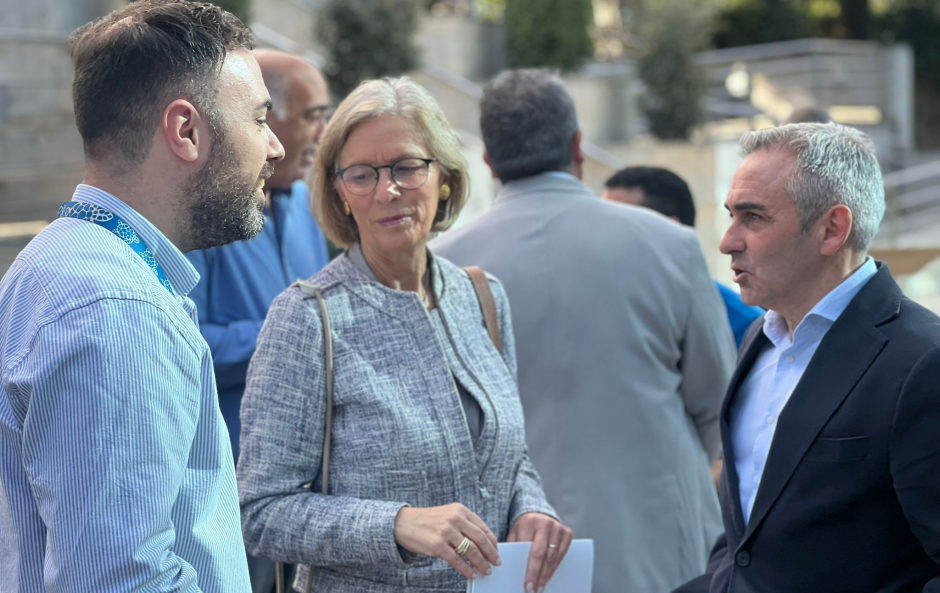 El conseller Barrachina durante III edición de la Jornada de Pesca Profesional de la Comunidad Valenciana