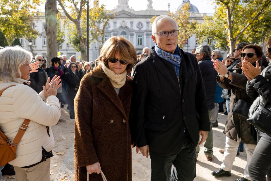 El exmagistrado de la Audiencia Nacional, Baltasar Garzón, y su pareja, la exministra de Justicia, Dolores Delgado