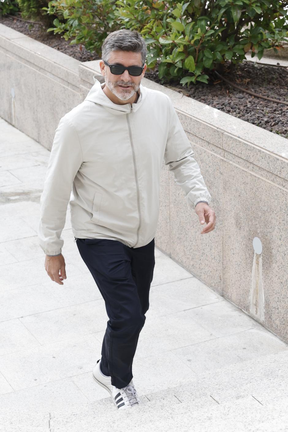 Toño Sanchis, en octubre lelgando a los juzgados