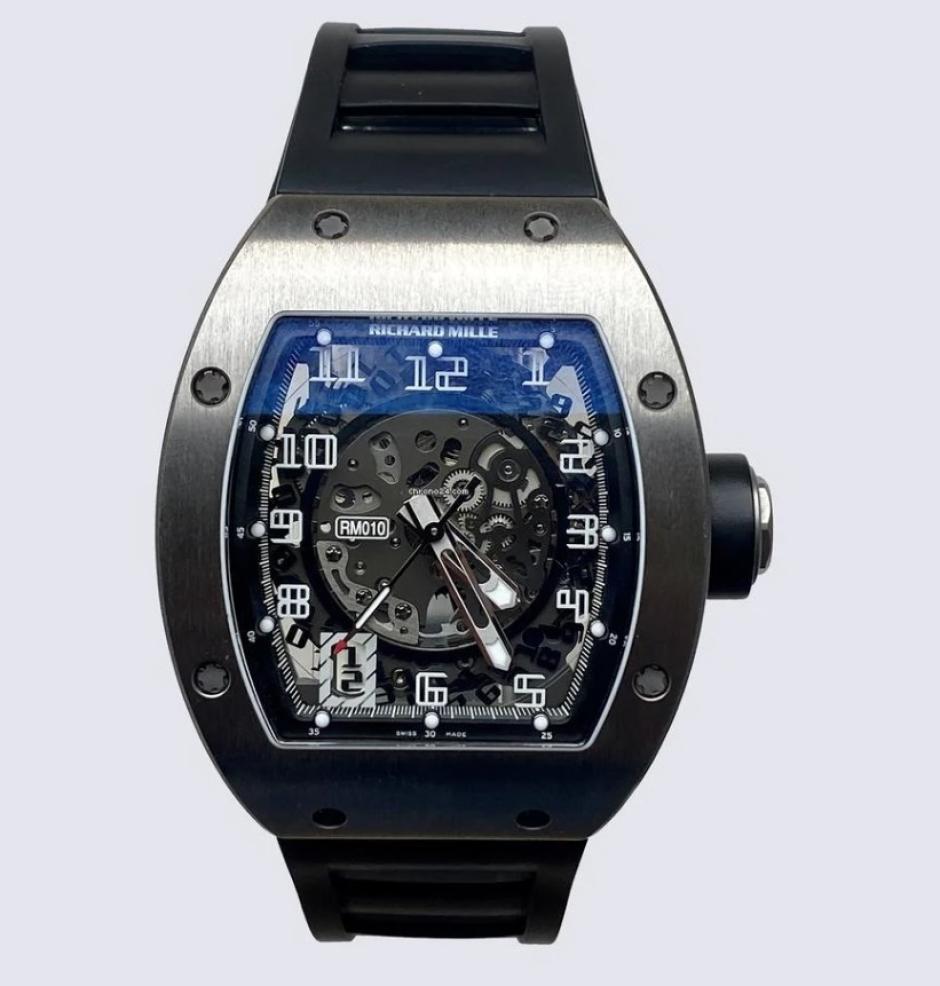 Imagen del Richard Mille RM 010 que llevó Ilia Topuria en el combate de su hermano Aleksandre