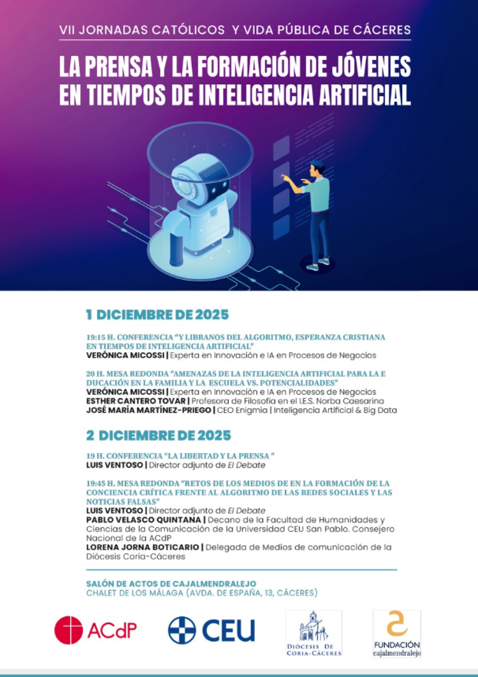 VII Jornadas Católicos y Vida Pública organizadas por la ACDP en Cáceres