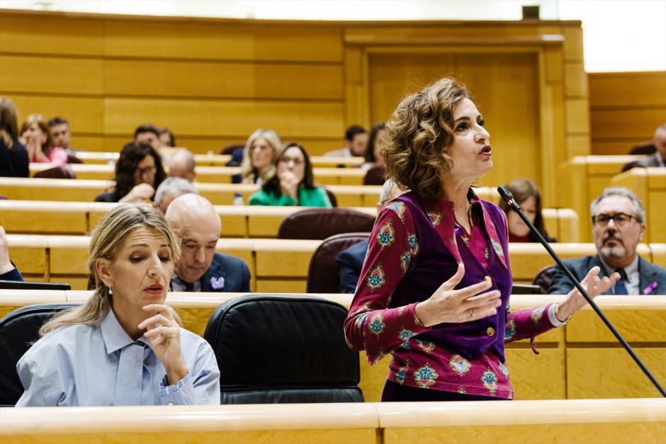 La vicepresidenta primera y ministra de Hacienda, María Jesús Montero