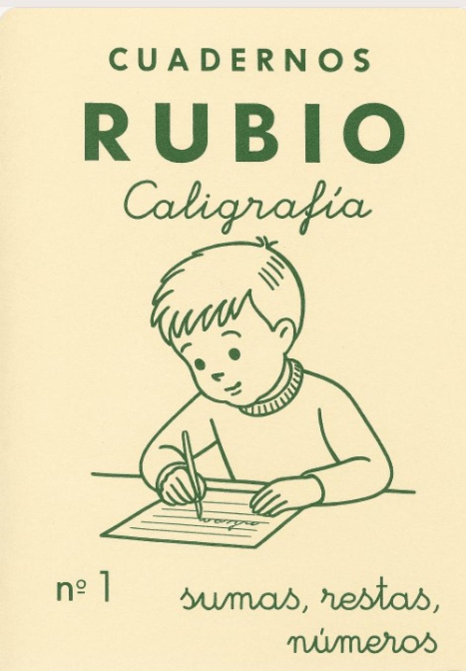 Cuaderno Rubio de caligrafía