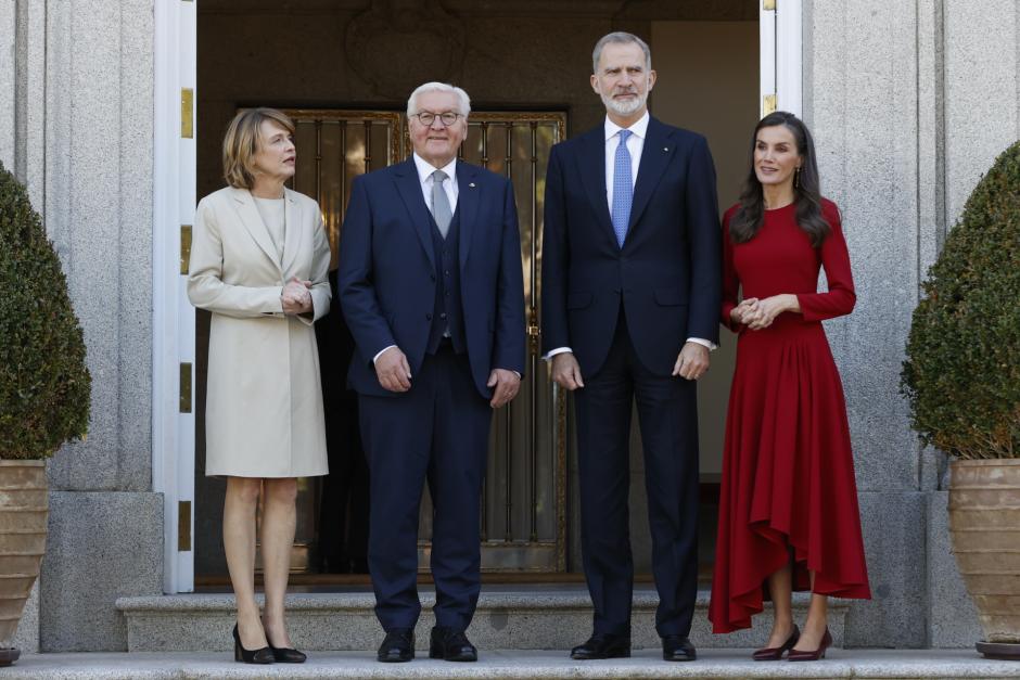 Felipe VI and Queen Letiziacon  Frank Walter Steinmeier  y Elke Budenbender  en el Palacio Real