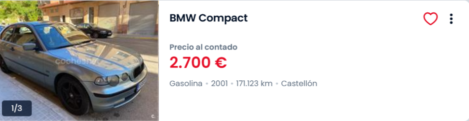 La oferta de coches sin etiqueta es muy amplia, no valen en las ciudades