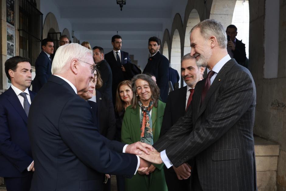 El Rey se despide del presidente de Alemania, tras la visita de Estado que ha realizado a España
