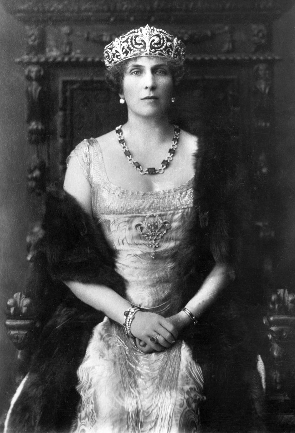 Fotografía oficial de la Reina Victoria Eugenia