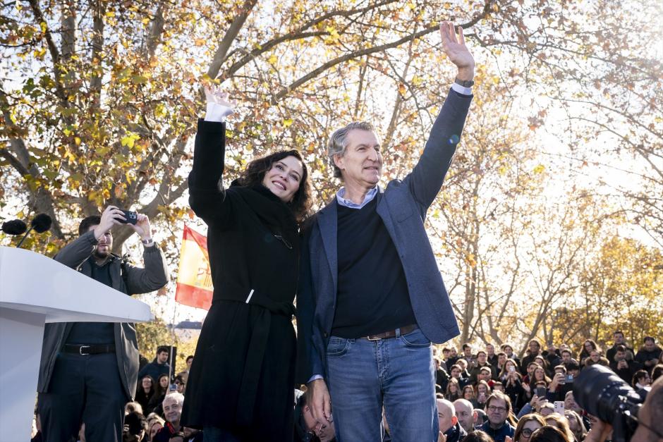 Isabel Díaz Ayuso y Alberto Núñez Feijóo