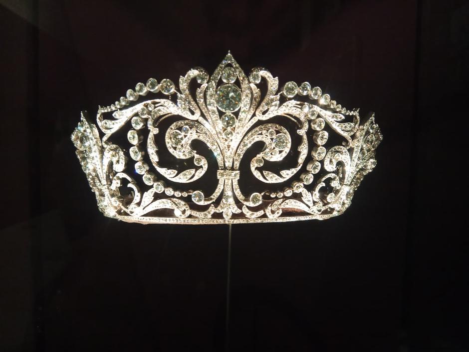 Diadema de la Flor de Lis, que perteneció a la reina Victoria Eugenia